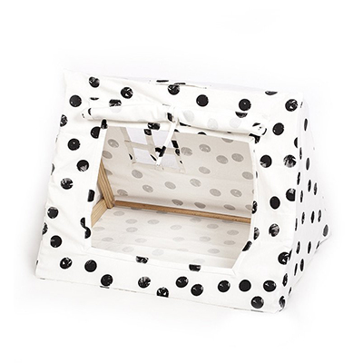 THE MINI TENT - BLACK DOTS