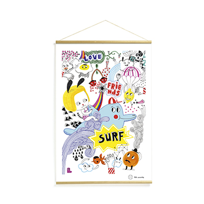 SURF'S PARTY POSTER